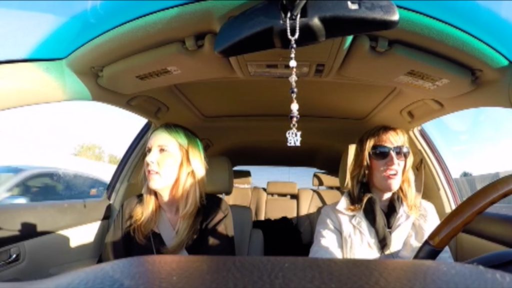 Journalist Tammy Rose traveling to court for the Jodi Arias resentencing, connected to the Juan Martinez disciplinary hearing