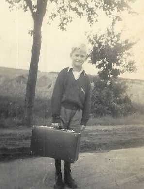 Hans Rose getting ready to travel from Germany to America