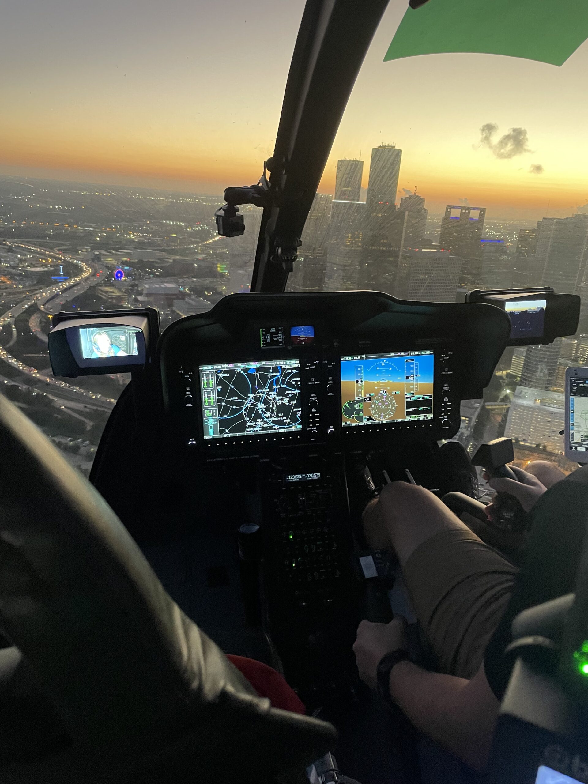 Houston helicopter cockpit during NTSB mid air collision hearing
