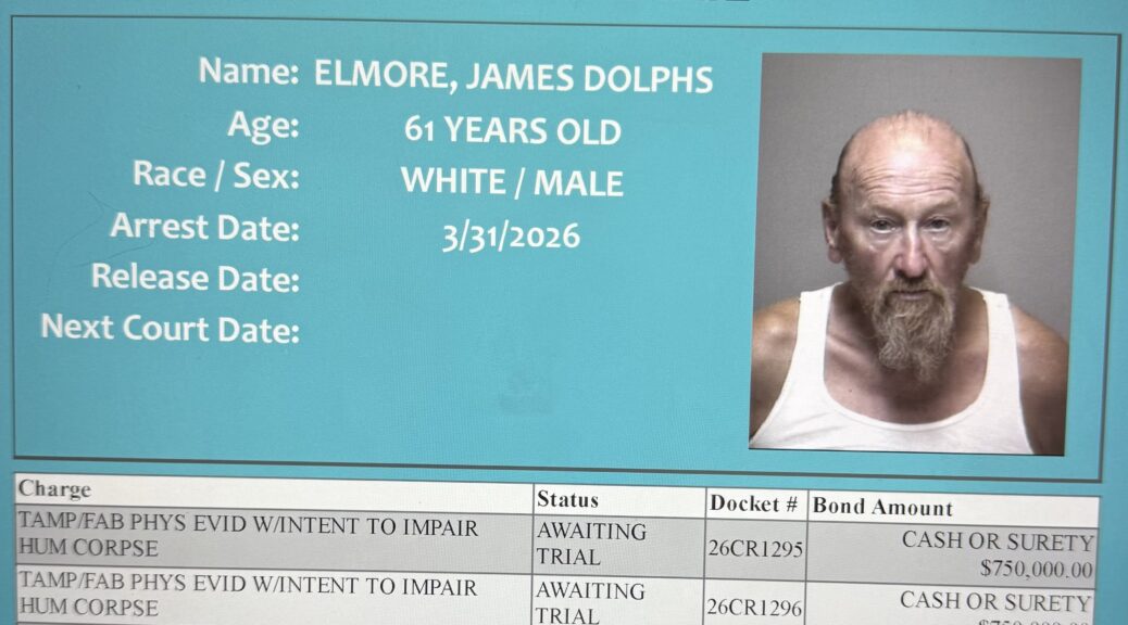 Mugshot of James Dolphs Elmore, a man accused of manslaughter in the Texas Killing Fields Case.