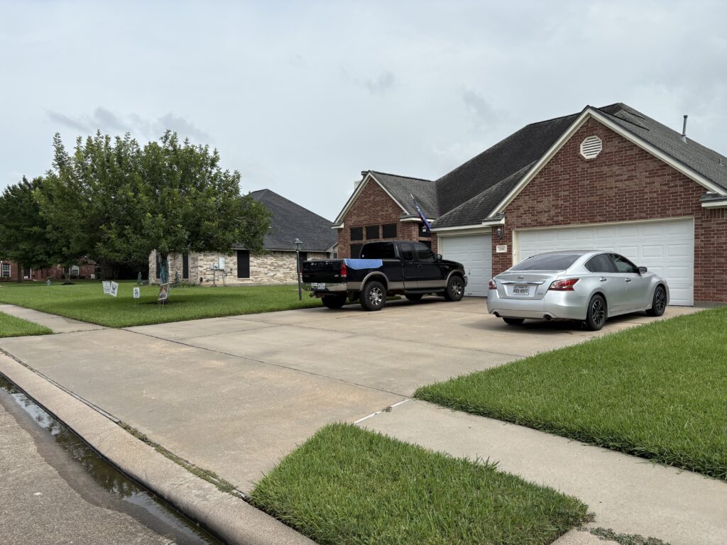 Home on Indian Warrior Trail in Lake Jackson where the fatal shooting of 18-year-old John Gabriel Mendoza Jr. occurred on June 1, 2026.