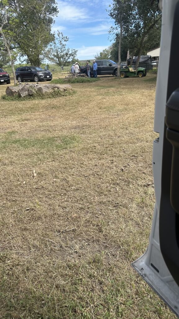 Property near a Brazoria County cemetery where a search took place in connection with the 1986 Rebecca Beard murder investigation.